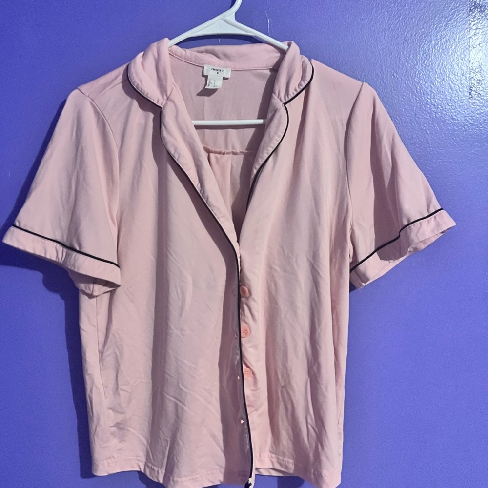 Forever 21 Light Pink Pajama SET